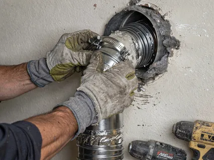 Dryer Vent Hose Installation in Lake Elsinore
