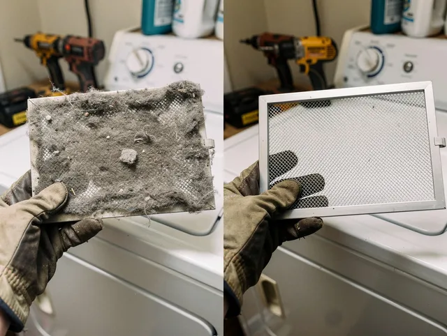Professional lint trap cleaning by Lake Elsinore Dryer Vent Cleaning in Lake Elsinore