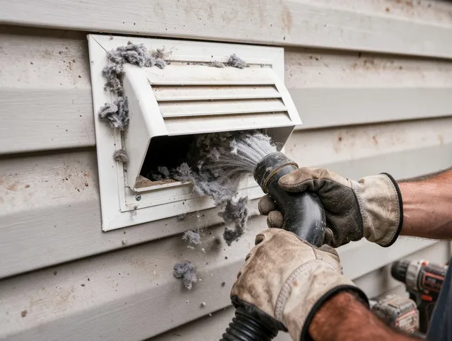 Professional dryer vent cleaning by Lake Elsinore Dryer Vent Cleaning in Lake Elsinore
