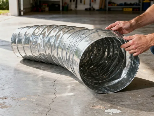 Lake Elsinore Dryer Vent Cleaning specialist using advanced equipment for thorough duct cleaning in Lake Elsinore