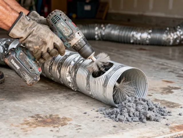 Professional duct cleaning by Lake Elsinore Dryer Vent Cleaning in Lake Elsinore