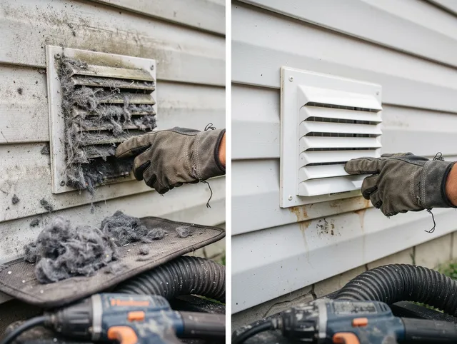 Residential dryer vent cleaning by Lake Elsinore Dryer Vent Cleaning in Lake Elsinore